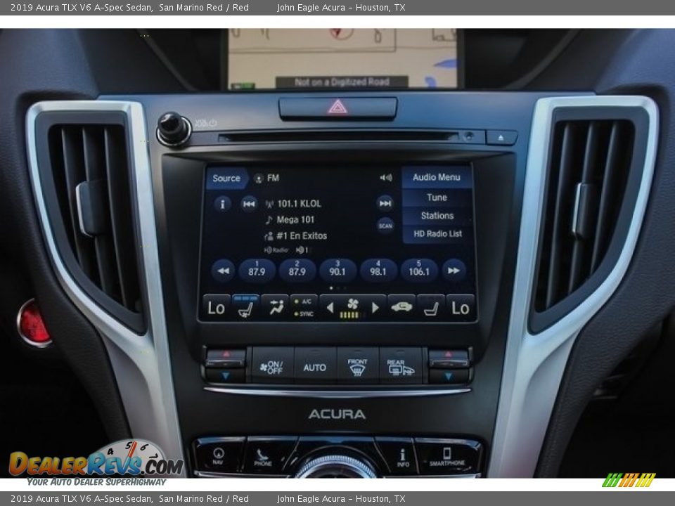 2019 Acura TLX V6 A-Spec Sedan San Marino Red / Red Photo #28