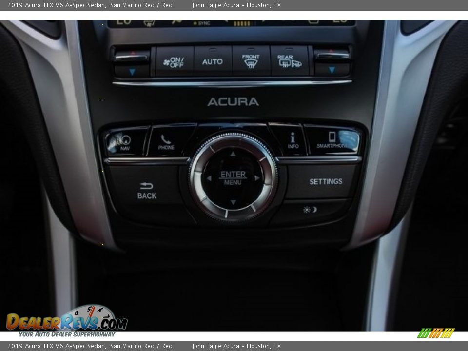 2019 Acura TLX V6 A-Spec Sedan San Marino Red / Red Photo #29