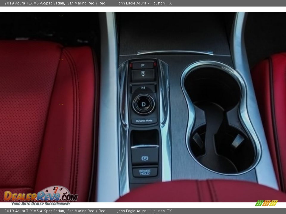 2019 Acura TLX V6 A-Spec Sedan San Marino Red / Red Photo #30