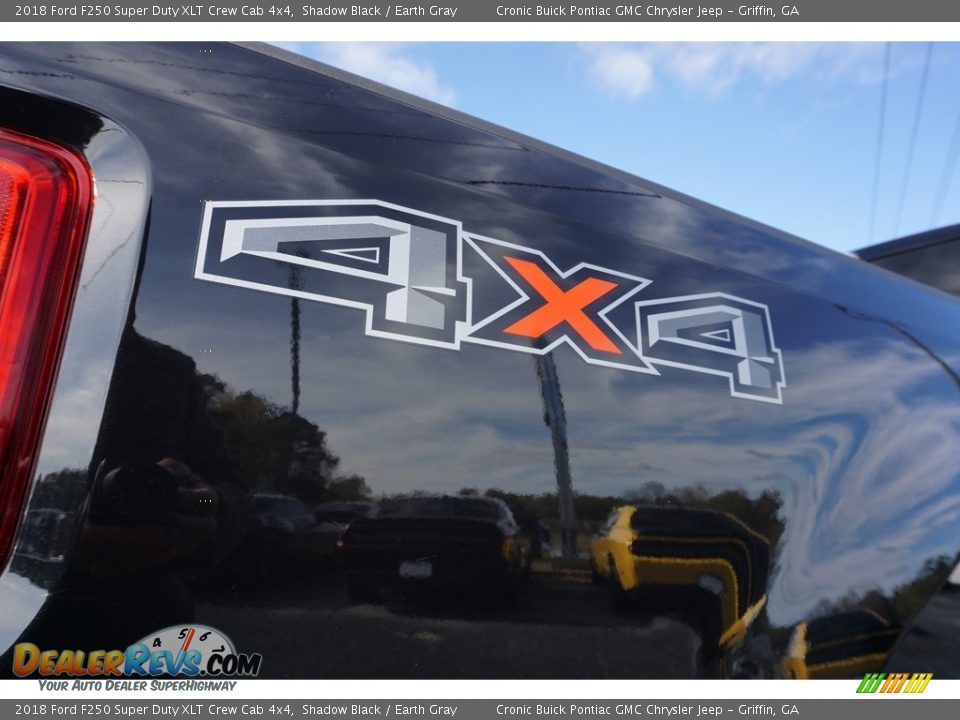 2018 Ford F250 Super Duty XLT Crew Cab 4x4 Shadow Black / Earth Gray Photo #16