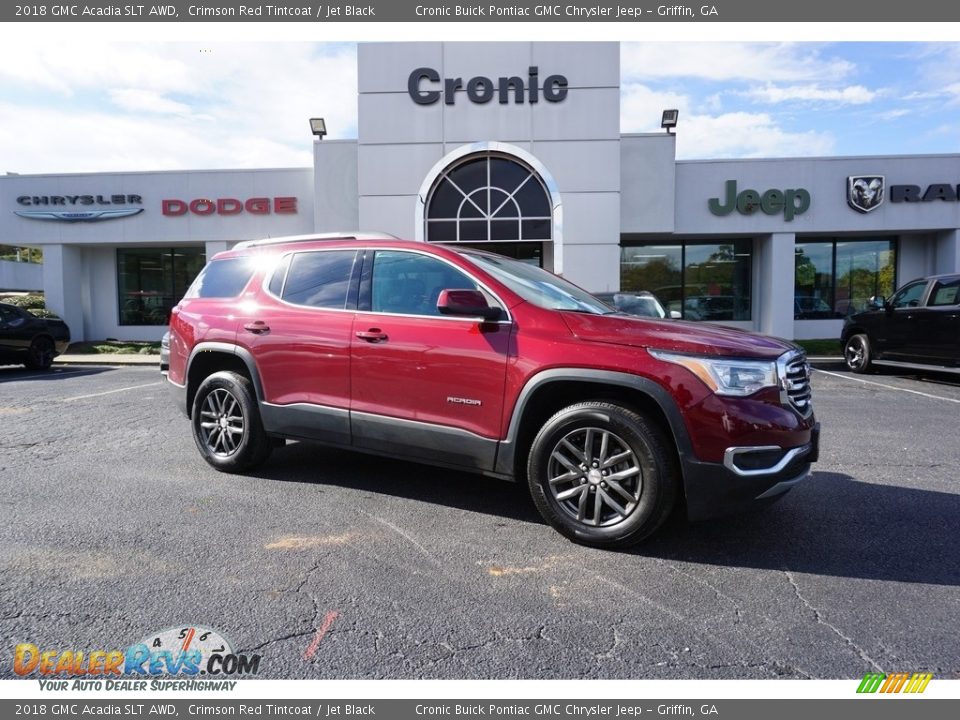 2018 GMC Acadia SLT AWD Crimson Red Tintcoat / Jet Black Photo #1