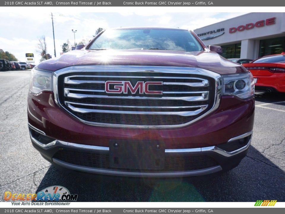 2018 GMC Acadia SLT AWD Crimson Red Tintcoat / Jet Black Photo #2