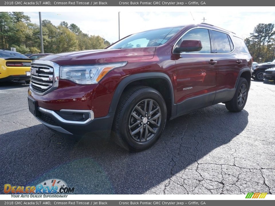 2018 GMC Acadia SLT AWD Crimson Red Tintcoat / Jet Black Photo #3
