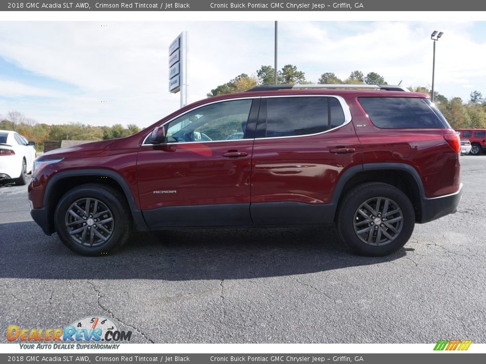 2018 GMC Acadia SLT AWD Crimson Red Tintcoat / Jet Black Photo #9