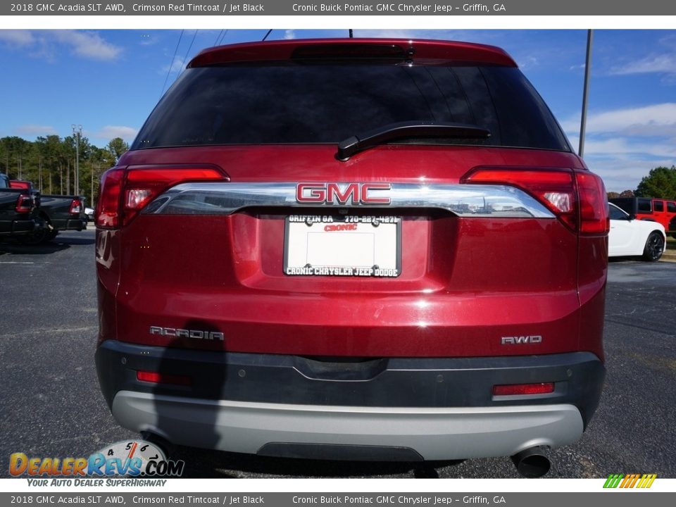 2018 GMC Acadia SLT AWD Crimson Red Tintcoat / Jet Black Photo #11