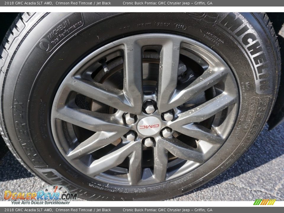 2018 GMC Acadia SLT AWD Crimson Red Tintcoat / Jet Black Photo #14