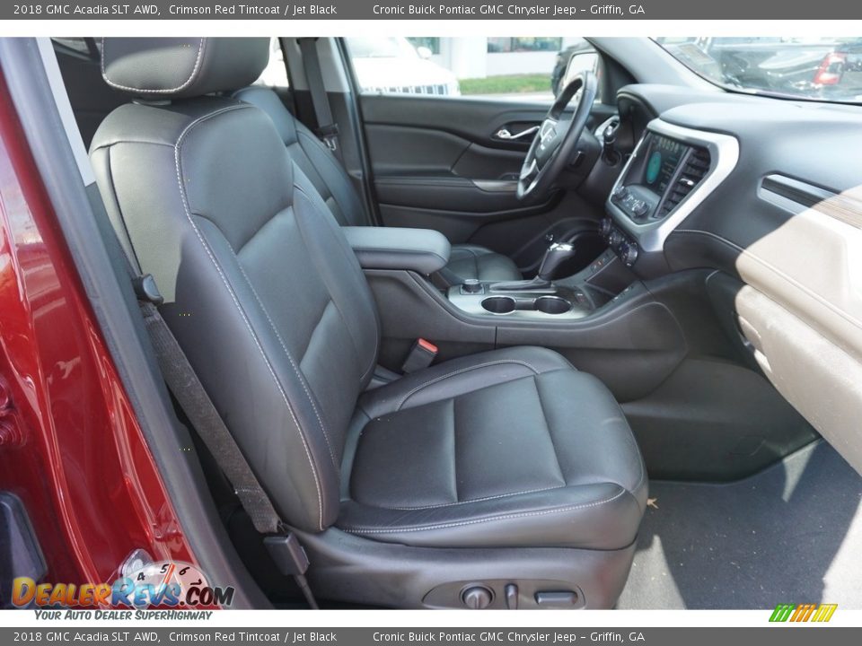 2018 GMC Acadia SLT AWD Crimson Red Tintcoat / Jet Black Photo #15