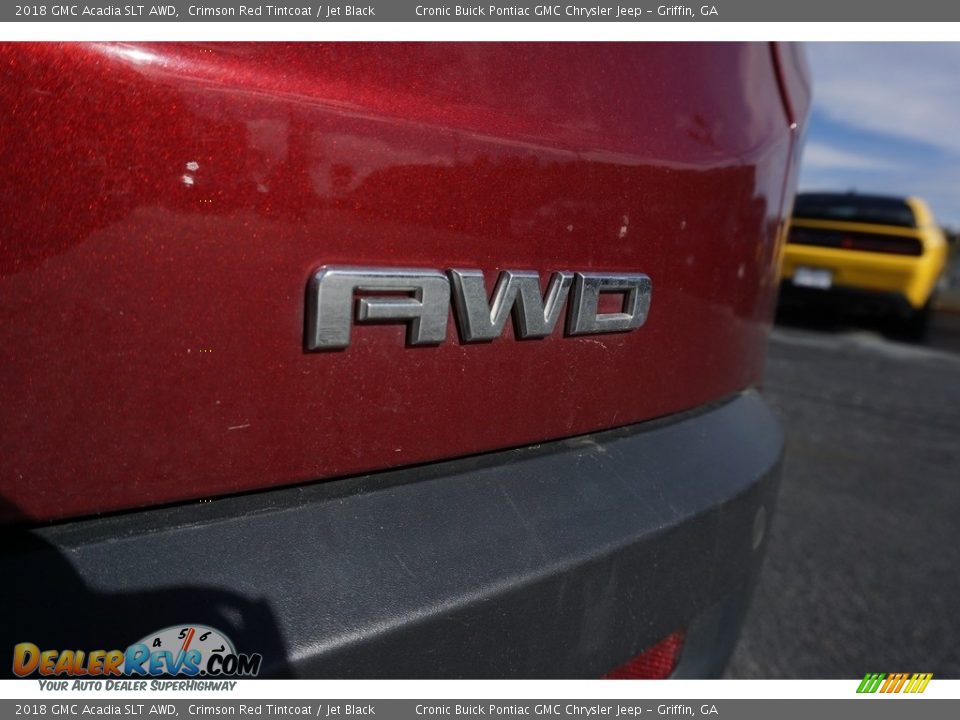 2018 GMC Acadia SLT AWD Crimson Red Tintcoat / Jet Black Photo #17