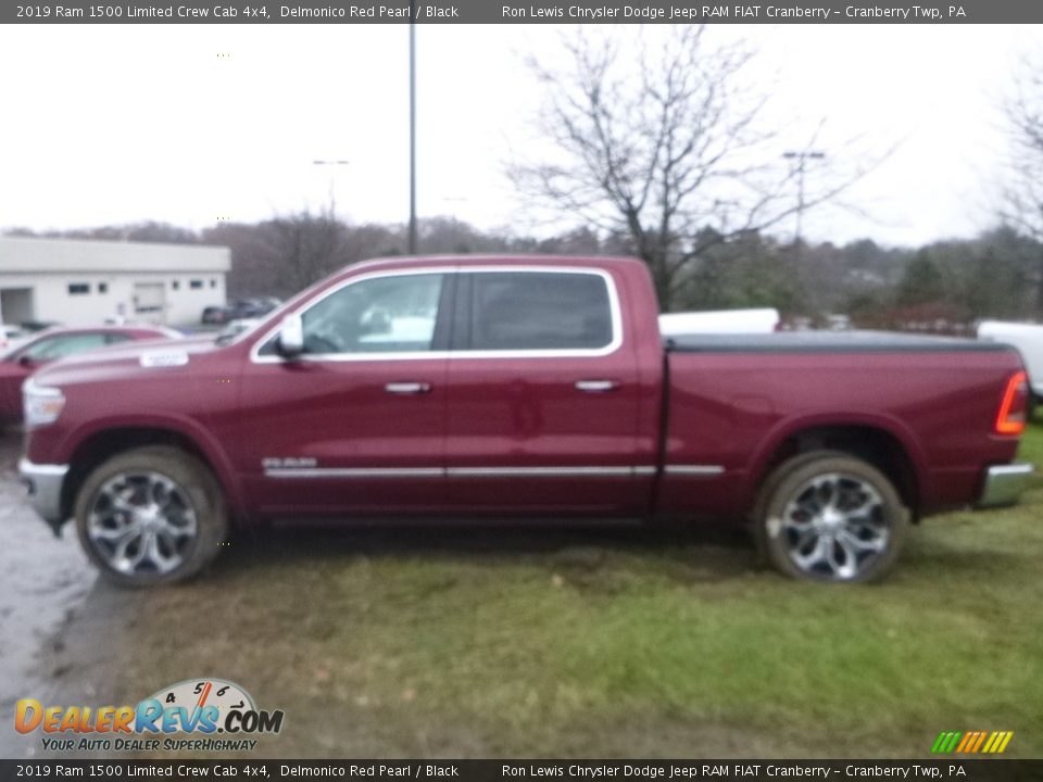 2019 Ram 1500 Limited Crew Cab 4x4 Delmonico Red Pearl / Black Photo #2