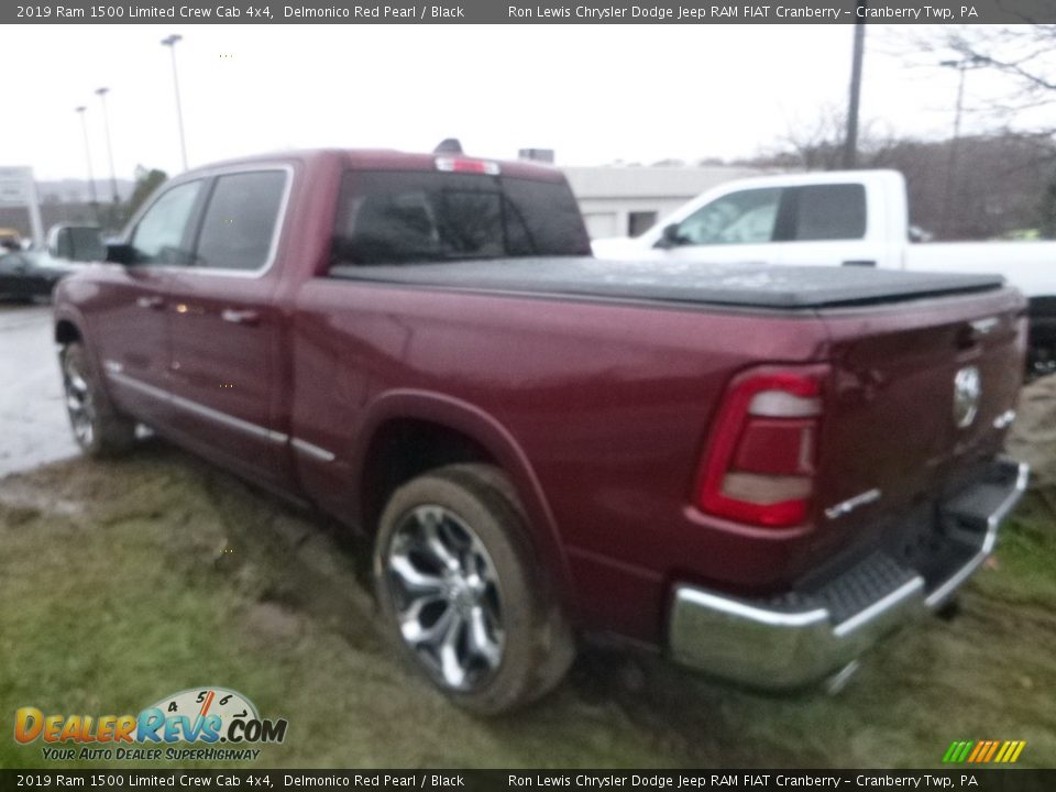 2019 Ram 1500 Limited Crew Cab 4x4 Delmonico Red Pearl / Black Photo #3