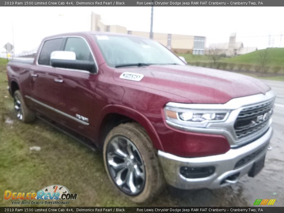 2019 Ram 1500 Limited Crew Cab 4x4 Delmonico Red Pearl / Black Photo #9
