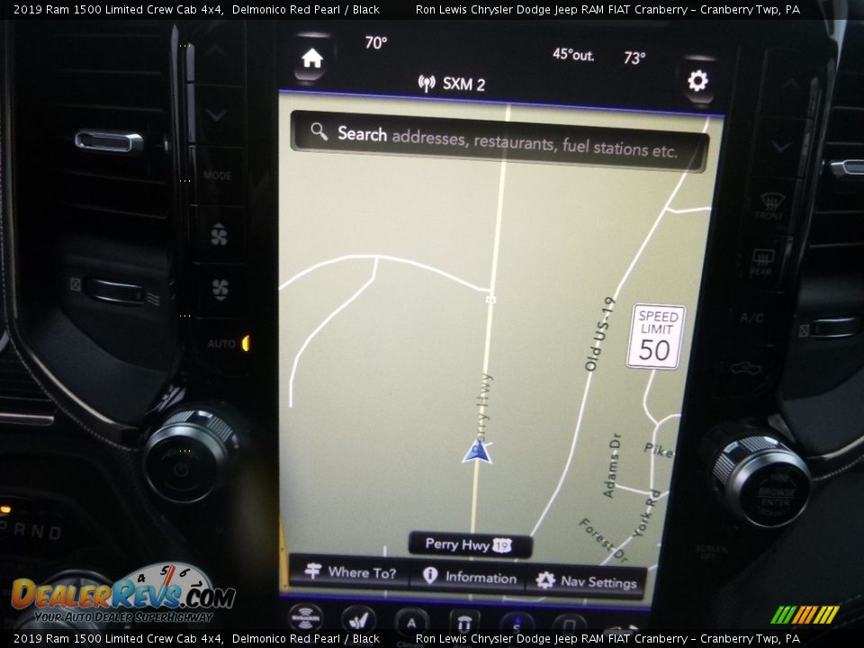 2019 Ram 1500 Limited Crew Cab 4x4 Delmonico Red Pearl / Black Photo #16