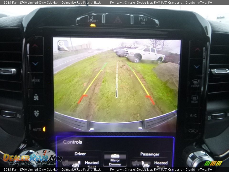 2019 Ram 1500 Limited Crew Cab 4x4 Delmonico Red Pearl / Black Photo #17