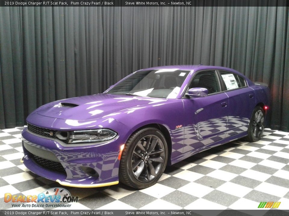 2019 Dodge Charger R/T Scat Pack Plum Crazy Pearl / Black Photo #2