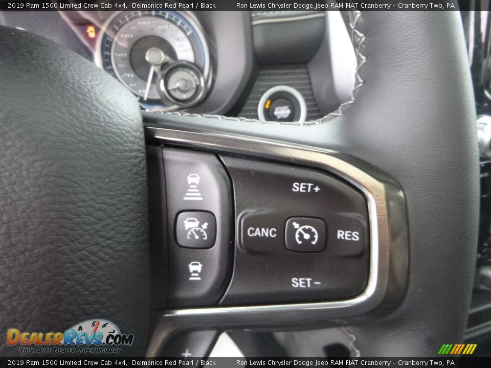 2019 Ram 1500 Limited Crew Cab 4x4 Delmonico Red Pearl / Black Photo #19