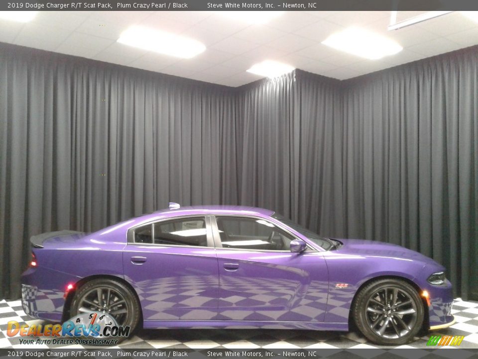 2019 Dodge Charger R/T Scat Pack Plum Crazy Pearl / Black Photo #5