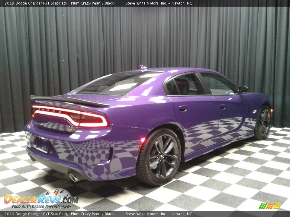 2019 Dodge Charger R/T Scat Pack Plum Crazy Pearl / Black Photo #6