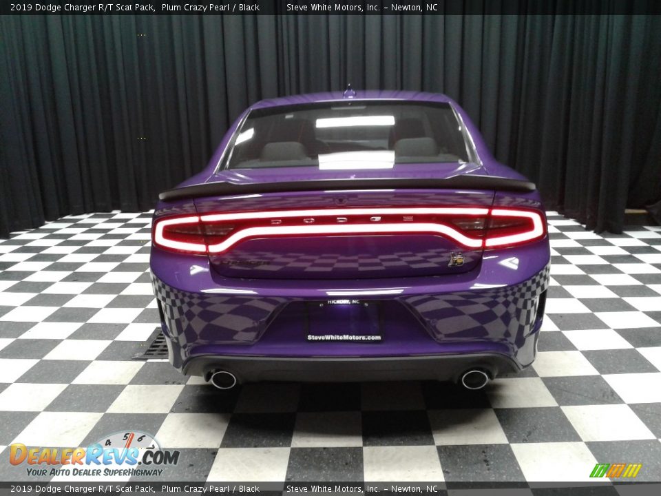 2019 Dodge Charger R/T Scat Pack Plum Crazy Pearl / Black Photo #7