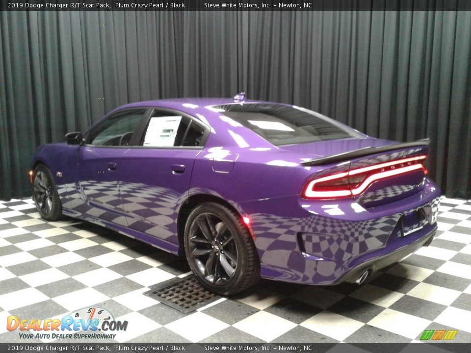 2019 Dodge Charger R/T Scat Pack Plum Crazy Pearl / Black Photo #8