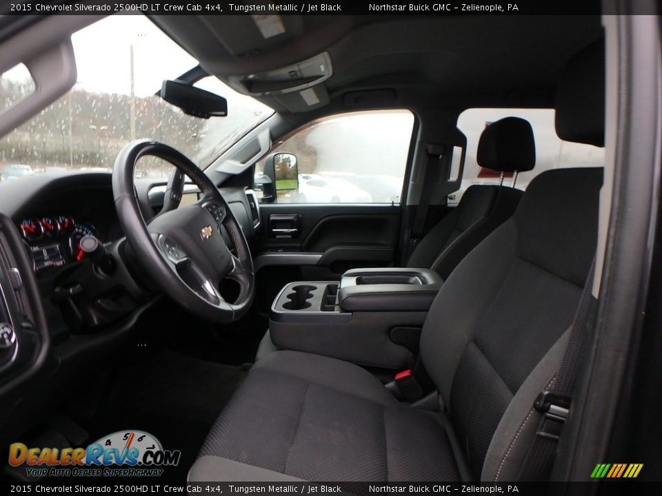 2015 Chevrolet Silverado 2500HD LT Crew Cab 4x4 Tungsten Metallic / Jet Black Photo #14