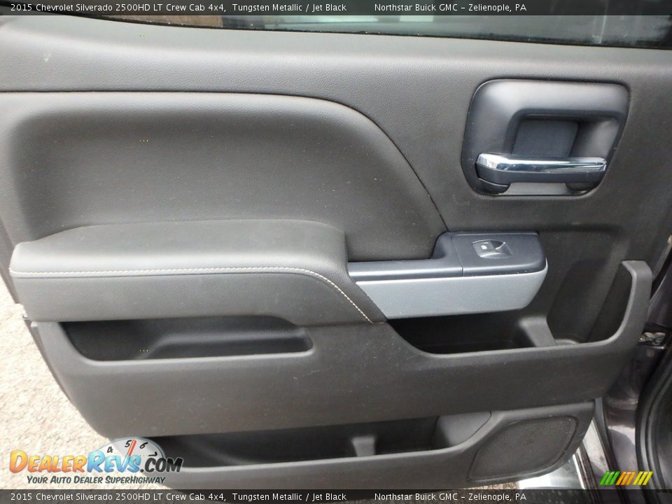 2015 Chevrolet Silverado 2500HD LT Crew Cab 4x4 Tungsten Metallic / Jet Black Photo #17