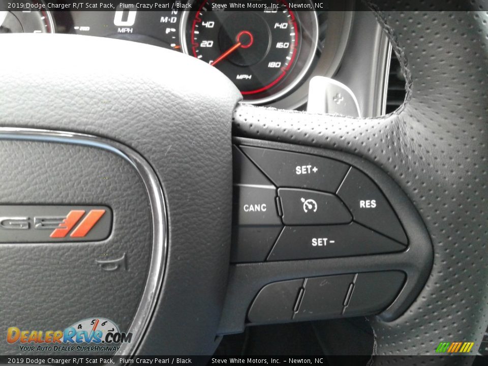 2019 Dodge Charger R/T Scat Pack Plum Crazy Pearl / Black Photo #17