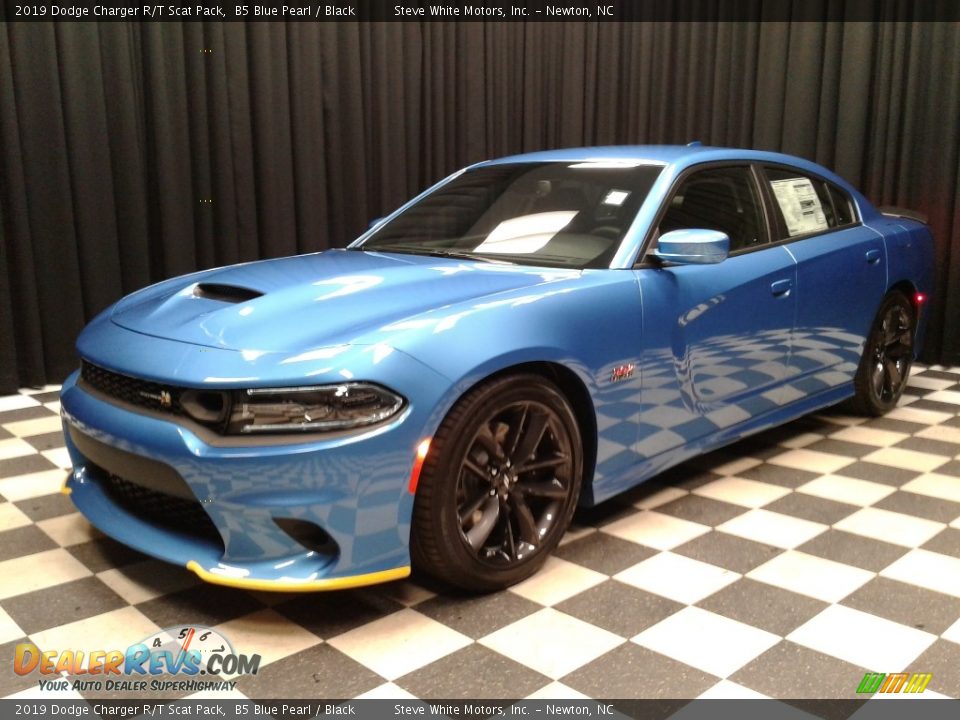 2019 Dodge Charger R/T Scat Pack B5 Blue Pearl / Black Photo #2
