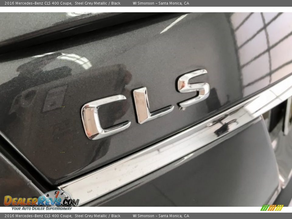 2016 Mercedes-Benz CLS 400 Coupe Steel Grey Metallic / Black Photo #7