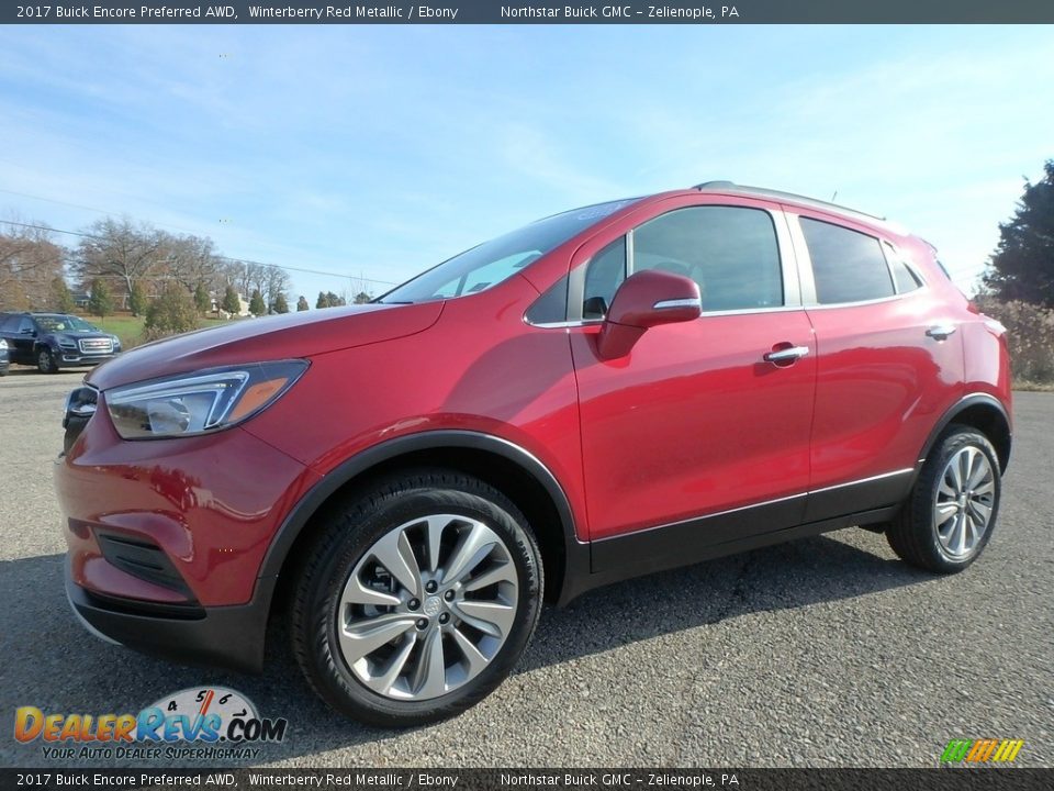 2017 Buick Encore Preferred AWD Winterberry Red Metallic / Ebony Photo #1