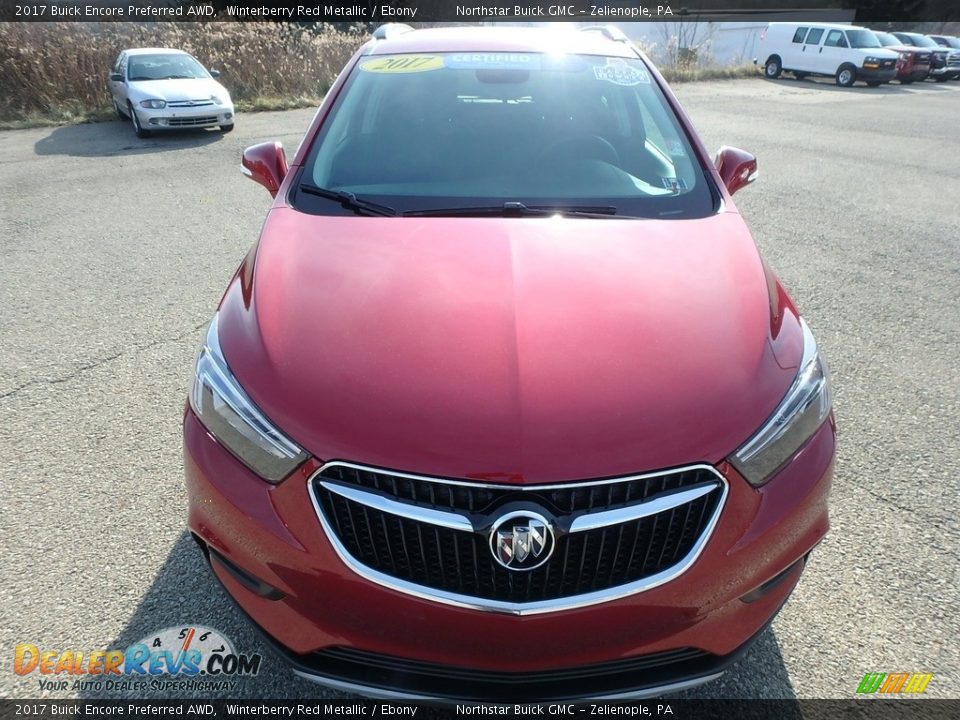 2017 Buick Encore Preferred AWD Winterberry Red Metallic / Ebony Photo #2