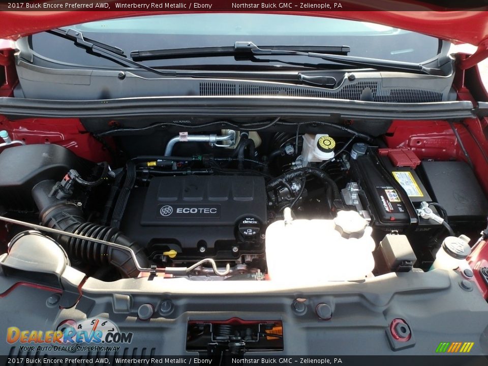 2017 Buick Encore Preferred AWD Winterberry Red Metallic / Ebony Photo #3