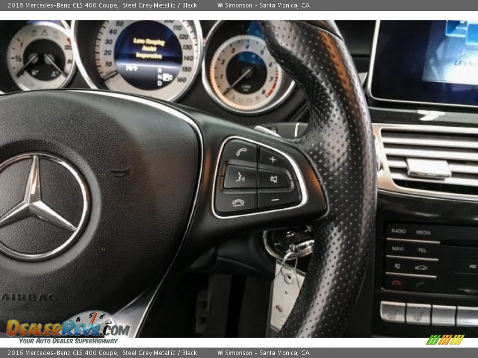 2016 Mercedes-Benz CLS 400 Coupe Steel Grey Metallic / Black Photo #20