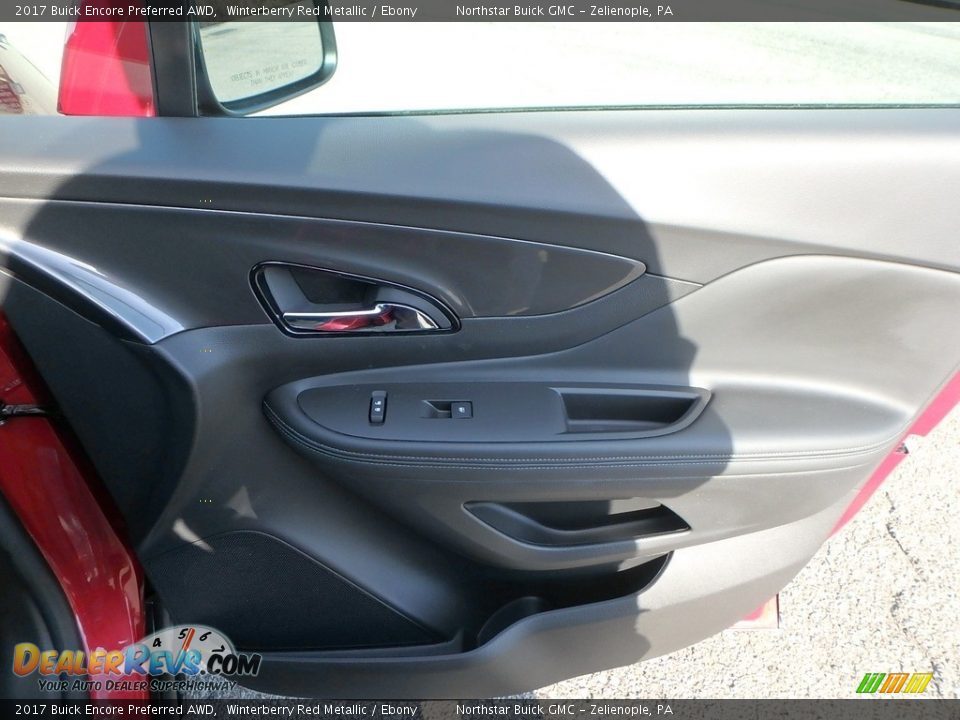 2017 Buick Encore Preferred AWD Winterberry Red Metallic / Ebony Photo #7