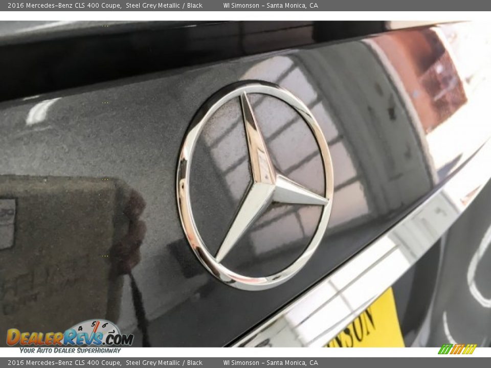 2016 Mercedes-Benz CLS 400 Coupe Steel Grey Metallic / Black Photo #28