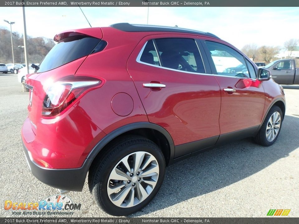 2017 Buick Encore Preferred AWD Winterberry Red Metallic / Ebony Photo #9