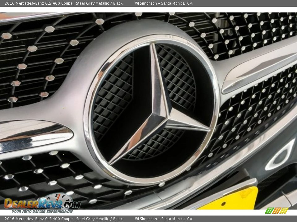 2016 Mercedes-Benz CLS 400 Coupe Steel Grey Metallic / Black Photo #34