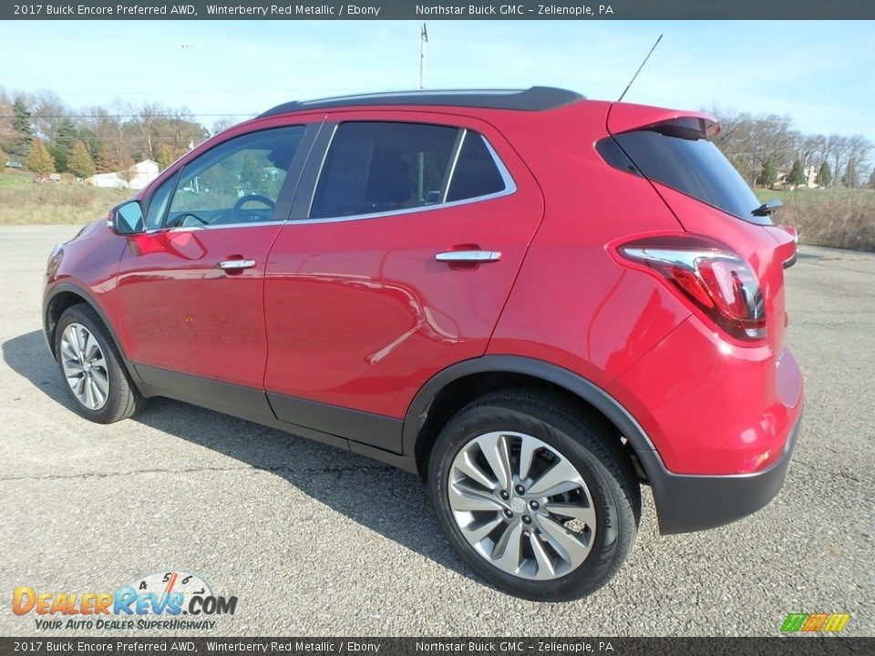 2017 Buick Encore Preferred AWD Winterberry Red Metallic / Ebony Photo #12