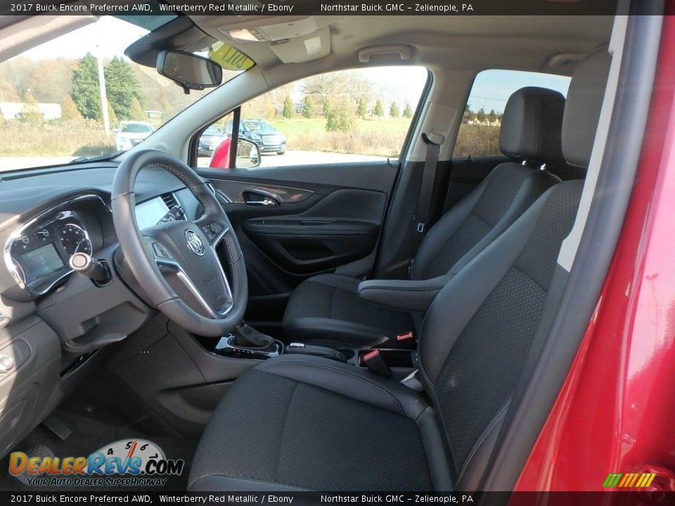 2017 Buick Encore Preferred AWD Winterberry Red Metallic / Ebony Photo #15