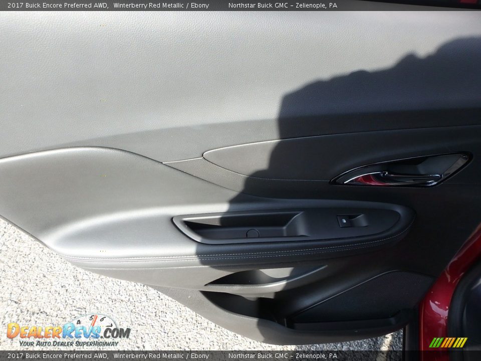 2017 Buick Encore Preferred AWD Winterberry Red Metallic / Ebony Photo #18