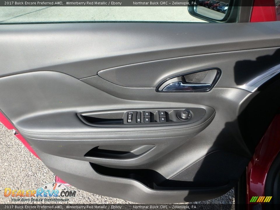 2017 Buick Encore Preferred AWD Winterberry Red Metallic / Ebony Photo #19
