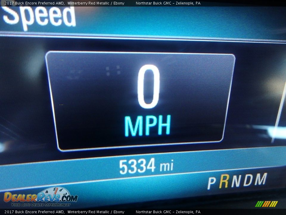 2017 Buick Encore Preferred AWD Winterberry Red Metallic / Ebony Photo #24