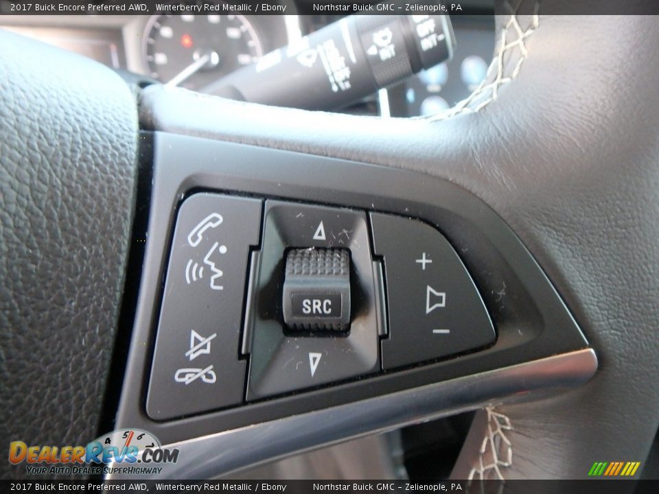 2017 Buick Encore Preferred AWD Winterberry Red Metallic / Ebony Photo #26