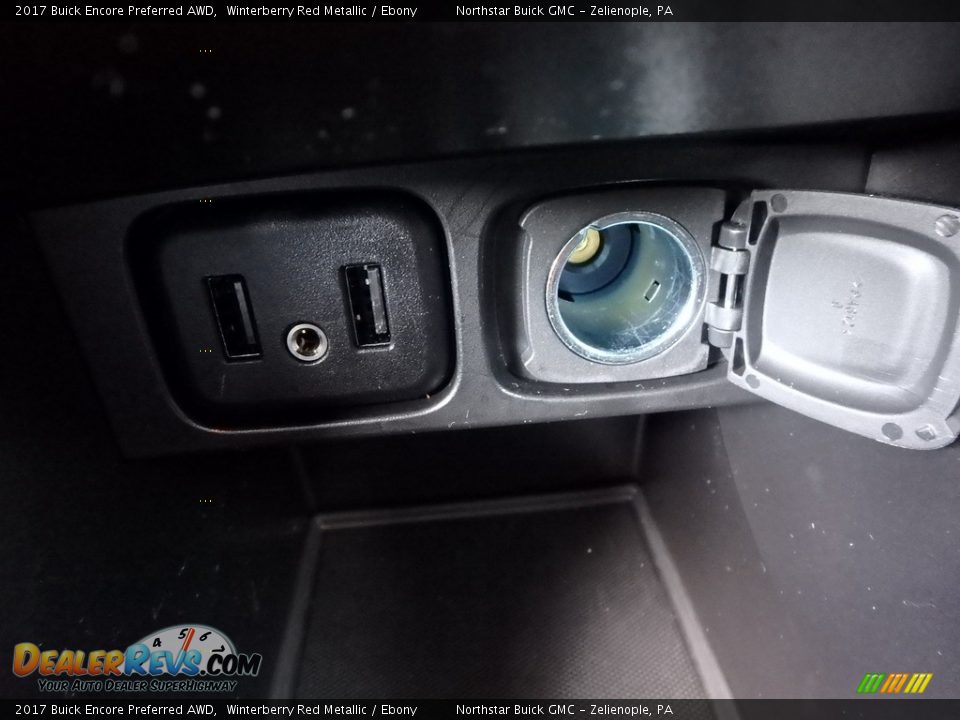 2017 Buick Encore Preferred AWD Winterberry Red Metallic / Ebony Photo #27