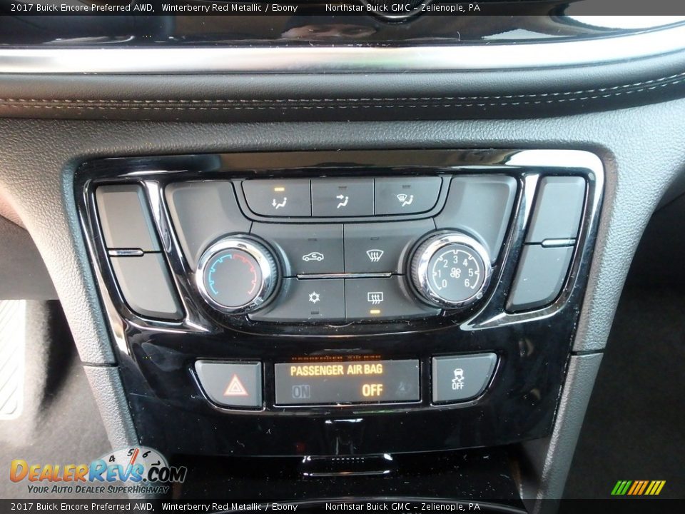 2017 Buick Encore Preferred AWD Winterberry Red Metallic / Ebony Photo #28