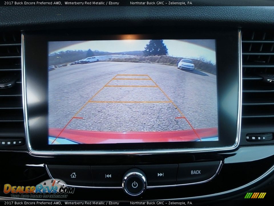 2017 Buick Encore Preferred AWD Winterberry Red Metallic / Ebony Photo #30
