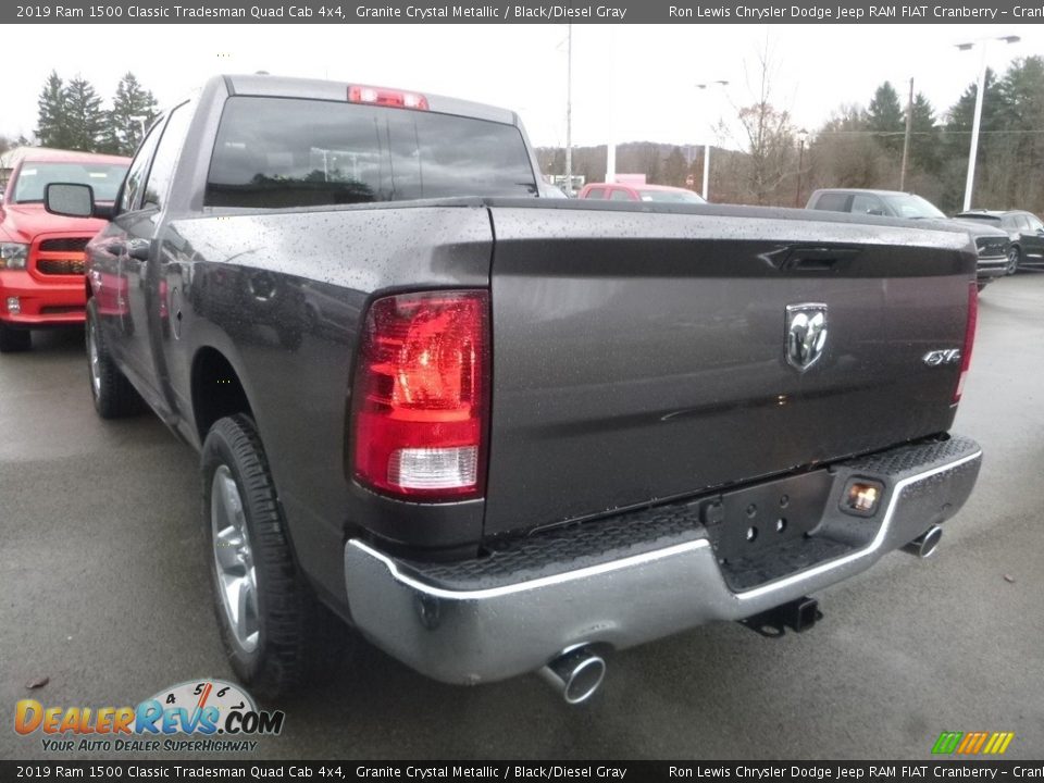 2019 Ram 1500 Classic Tradesman Quad Cab 4x4 Granite Crystal Metallic / Black/Diesel Gray Photo #3