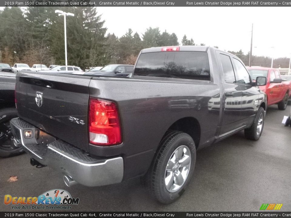 2019 Ram 1500 Classic Tradesman Quad Cab 4x4 Granite Crystal Metallic / Black/Diesel Gray Photo #5