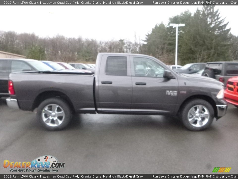 2019 Ram 1500 Classic Tradesman Quad Cab 4x4 Granite Crystal Metallic / Black/Diesel Gray Photo #6