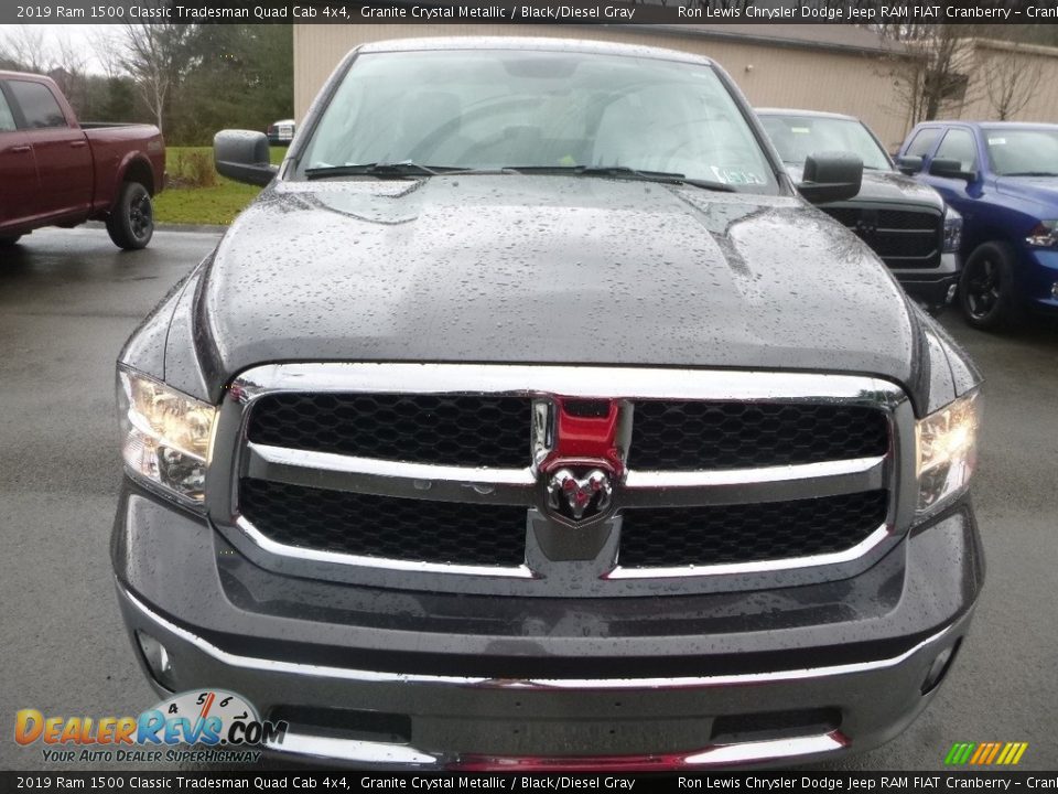 2019 Ram 1500 Classic Tradesman Quad Cab 4x4 Granite Crystal Metallic / Black/Diesel Gray Photo #8