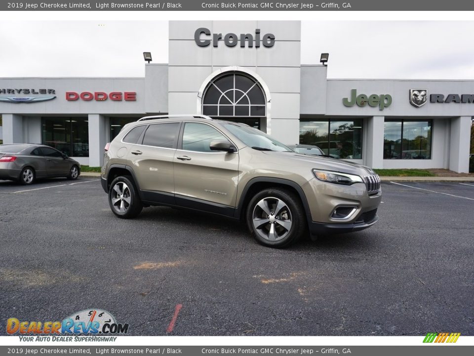 2019 Jeep Cherokee Limited Light Brownstone Pearl / Black Photo #1
